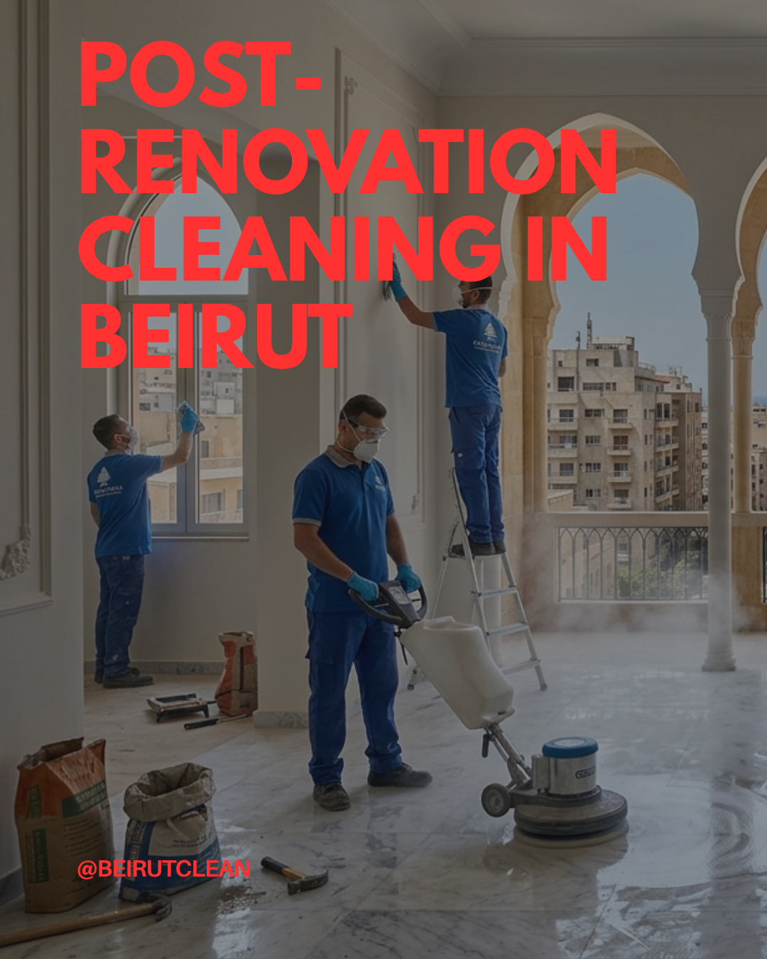 Post-Renovation Cleaning in Beirut | Construction Dust Cleaning